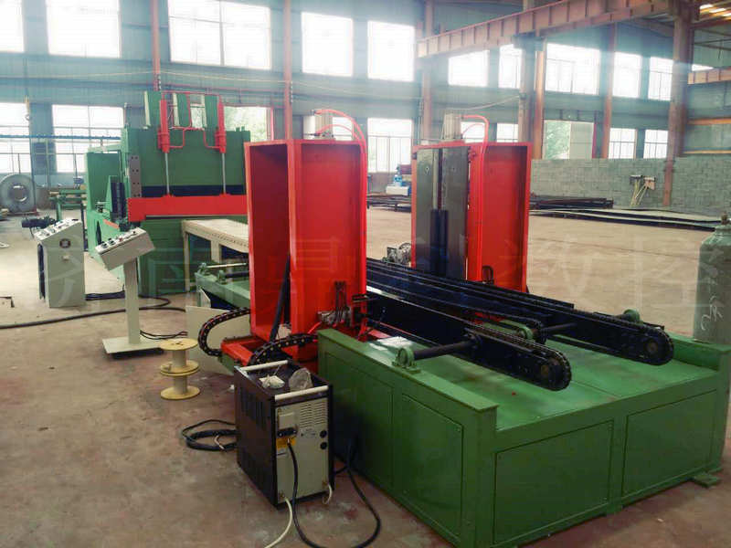 數控自動波紋片成型焊接機